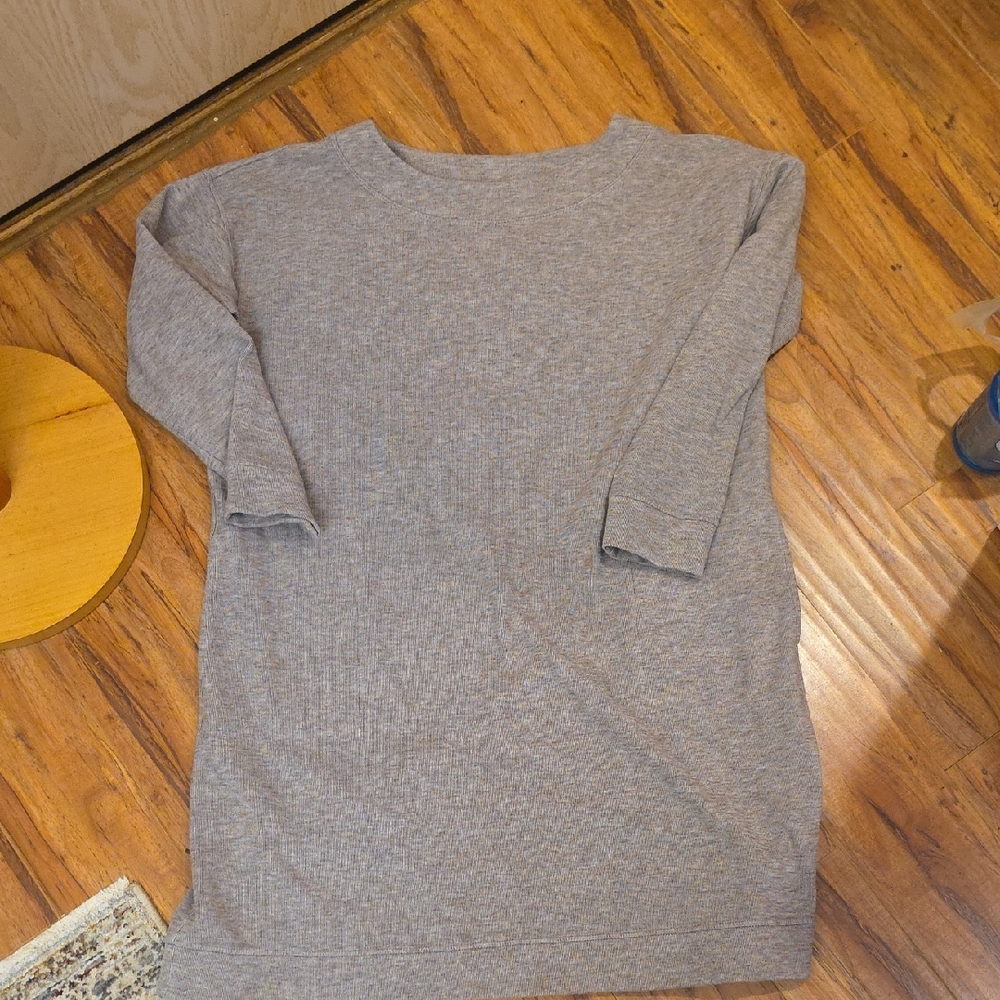 J. Jill Tan Ribbed Knit Top